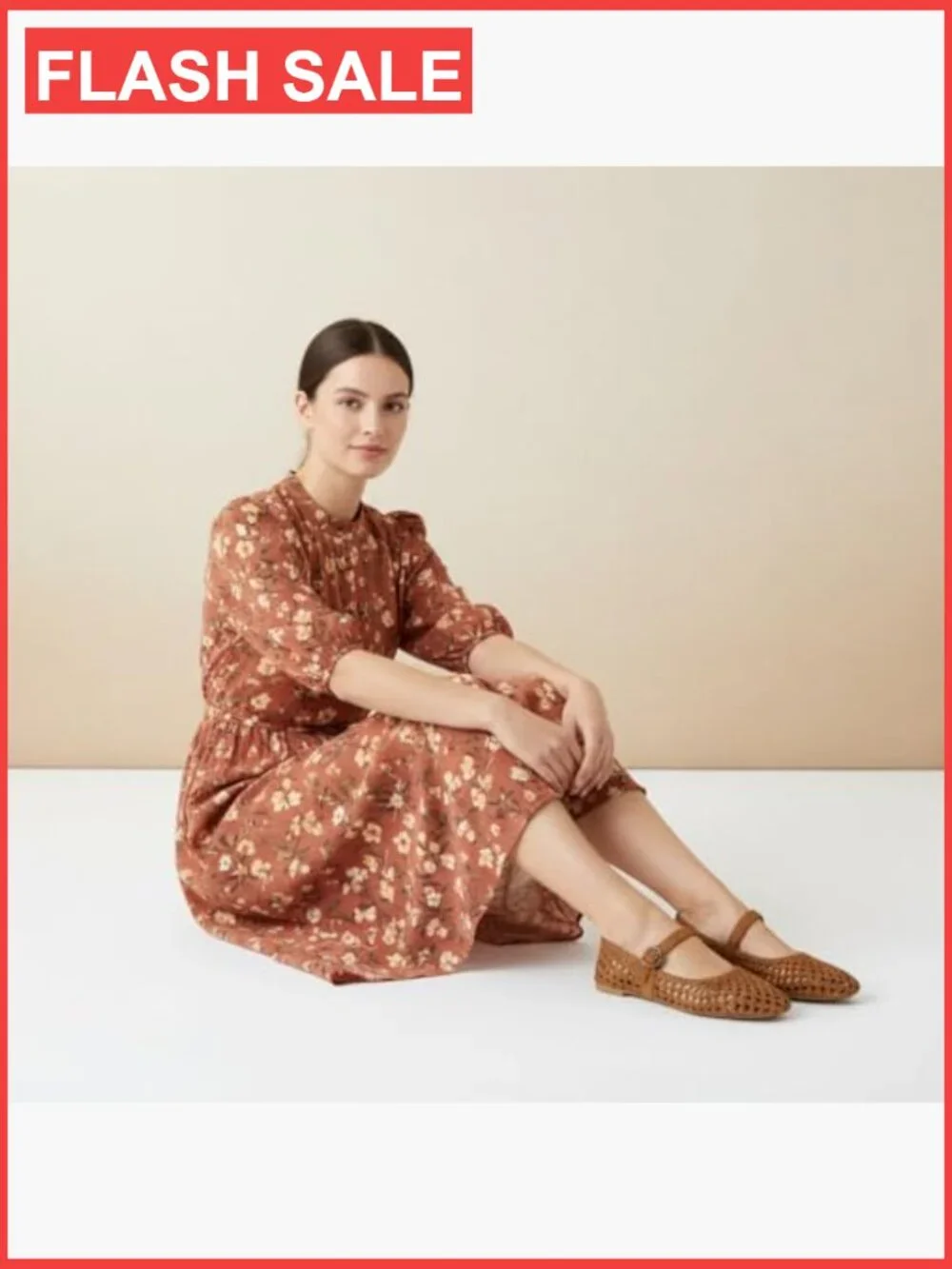 Hand Woven Mary Jane Flats with Adjustable Buckle Memory Foam Cushioning - Picture 5 of 7